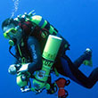 A photo of diver Jean-Marc Jefferson